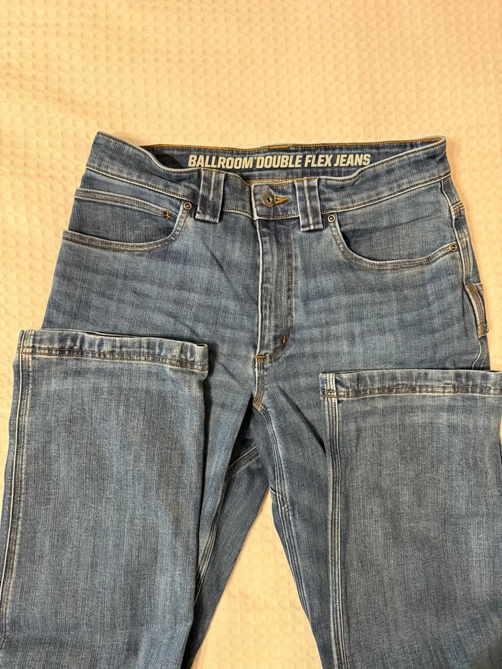 Duluth Trading Co Men's Ballroom Double Flex Relaxed Straight Jeans